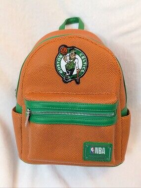 Loungefly NBA Boston Celtics Basketball Logo Mini Backpack nwt